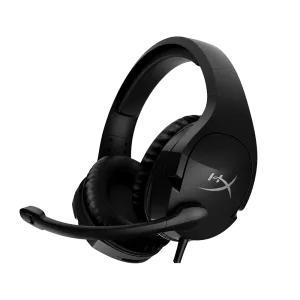 Audífonos alámbricos HyperX Cloud Stinger color negro vista diagonal disponible en granhogar