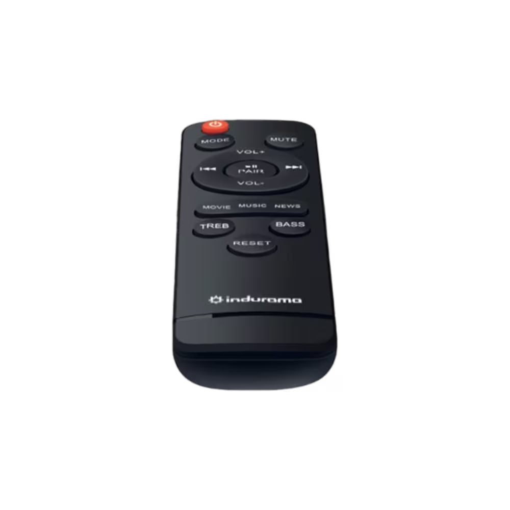 Control remoto Indurama BSI-80 botones de ecualizacion y funciones primer plano disponible en granhogar