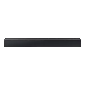 Barra de sonido Samsung HW-C400 bluetooth color negro vista frontal. Disponible en granhogar
