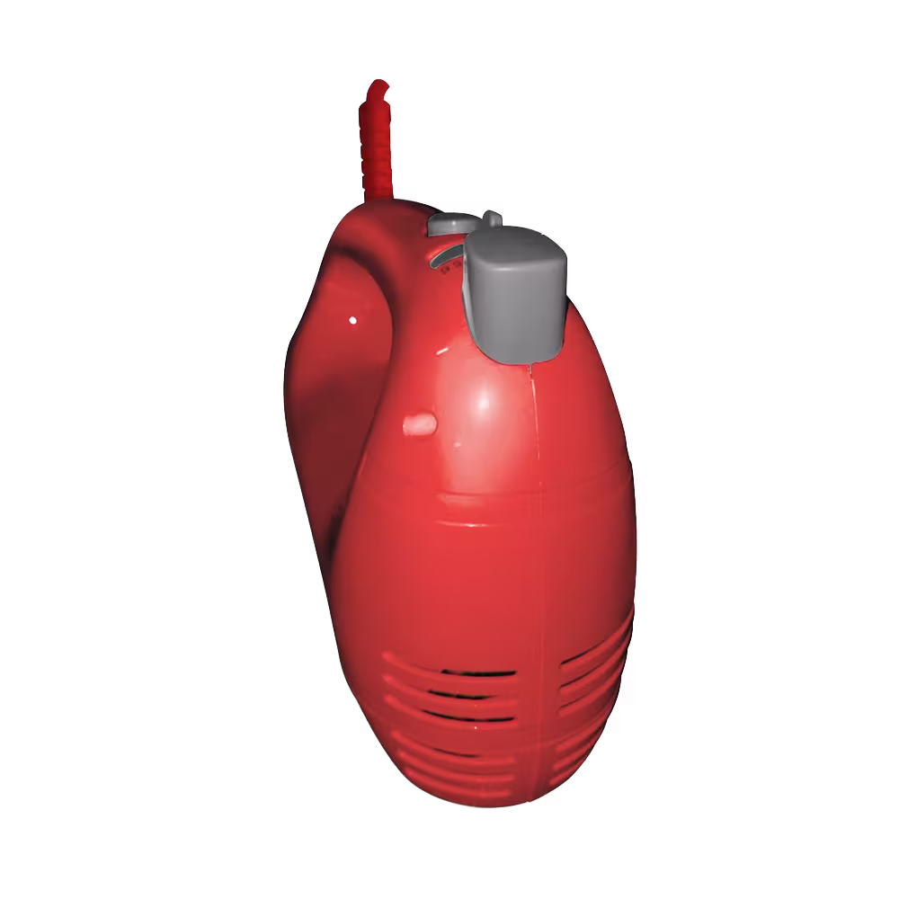 Batidora de mano Prima HM-9105 6 velocidades 400W roja vista posterior. Disponible en granhogar