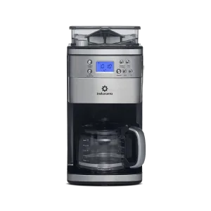 Cafetera con molino MCI-CR 1.5LTS 12TZS Indurama vista frontal descúbrelo en granhogar
