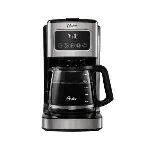 Cafetera de panel táctil BVSTDC4403-013 12 tazas 900W Oster vista frontal descúbrelo en granhogar