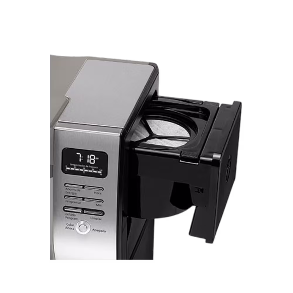 Encuentra la cafetera Oster Térmica Gourmet 4411 de 10 tazas con sistema de colado rápido, panel digital y el mejor precio solo en Gran Hogar Online.