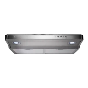 Campana extractora Indurama CEI-60CRP de 60 cm inox vista inferior encuentra en granhogar