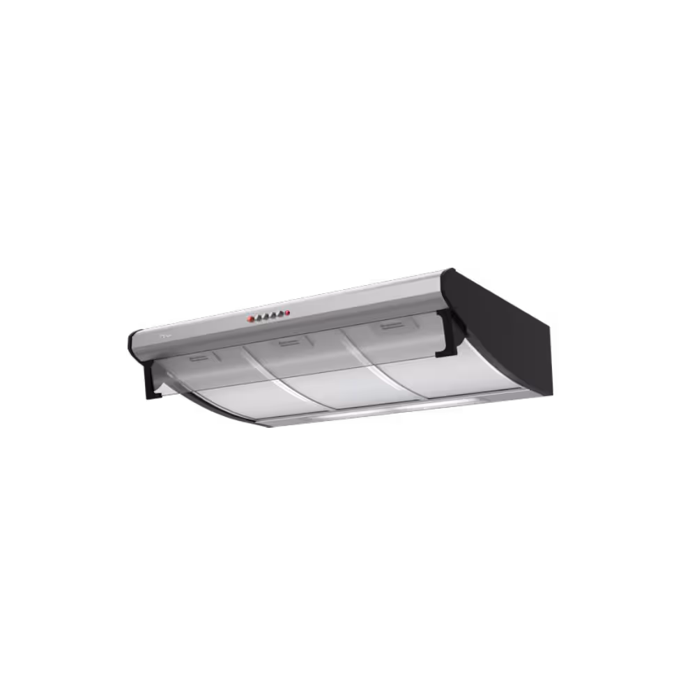 Campana Teka C 7310 de 76 cm con alta capacidad de extracción, controles frontales y filtros metálicos duraderos.