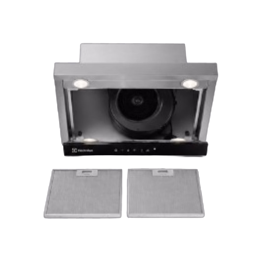 Campana extractora de olores CE6TF 60cm Electrolux con filtros desmontados, descúbrelo en granhogar