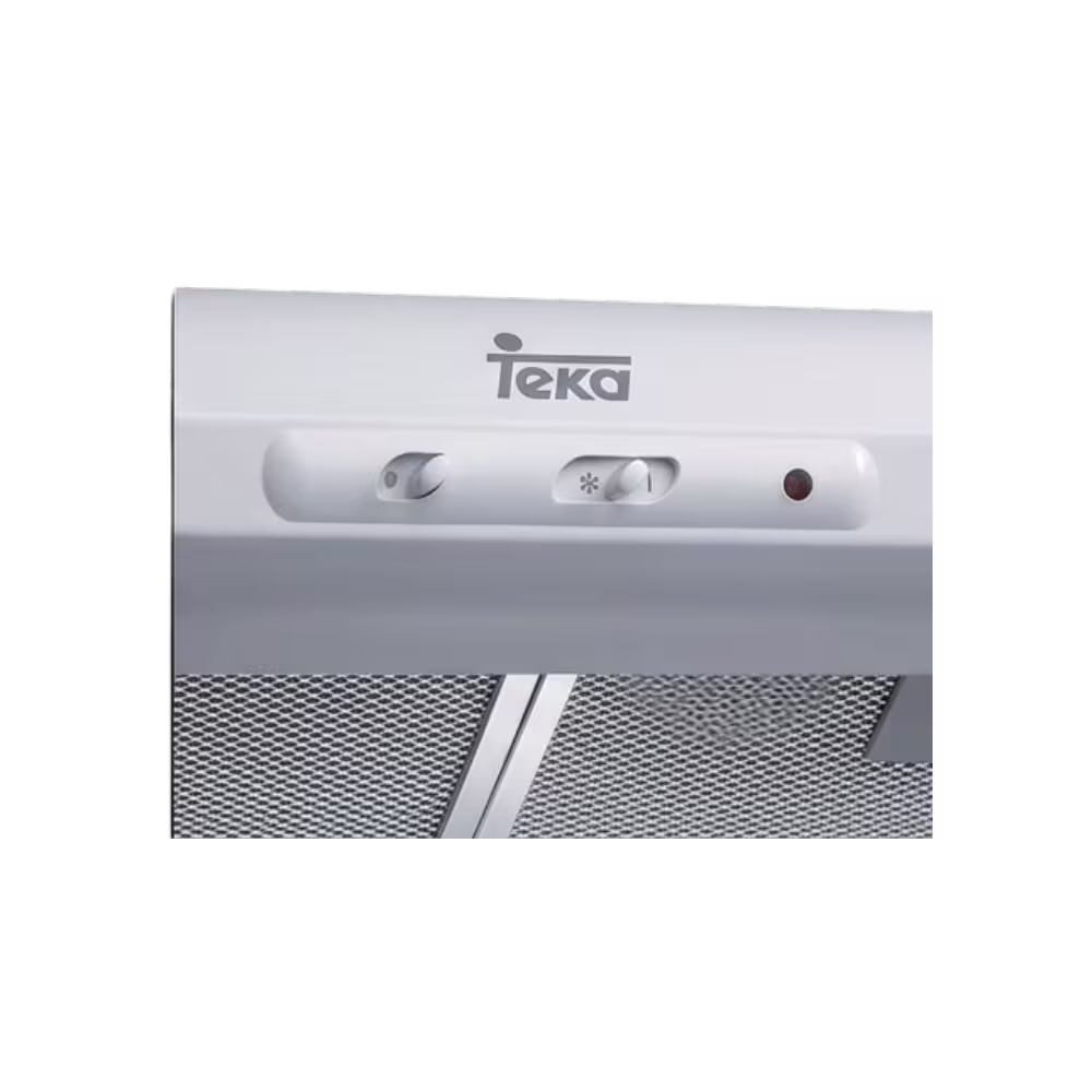Campana extractora Teka C 610 controles deslizantes indicador luminoso vista de cerca disponible en granhogar