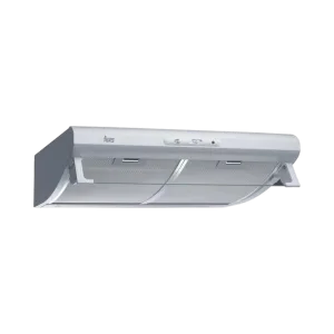 Campana extractora Teka C 610 filtros de aluminio y visera de cristal vista diagonal disponible en granhogar