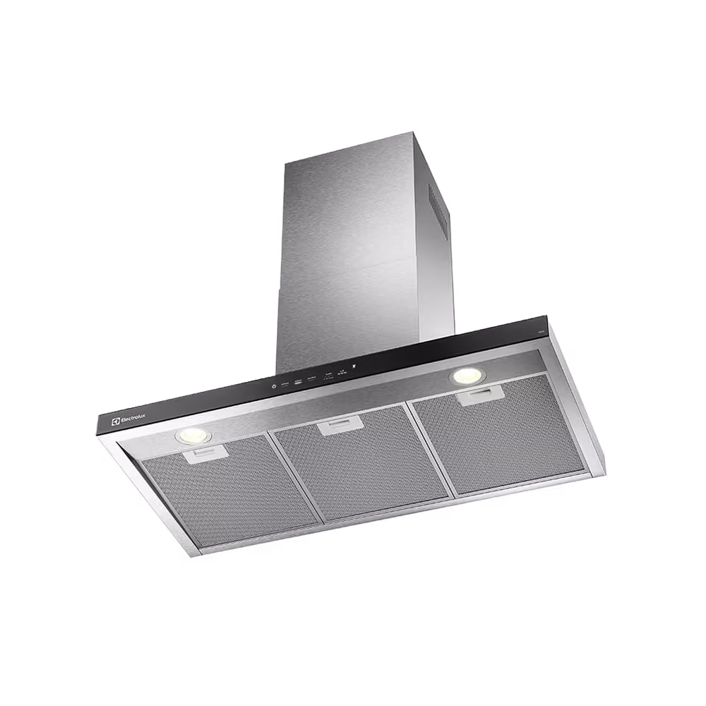 Campana extractora Electrolux CE9TF 90cm zona de extracción vista contrapicada. Cómprala en granhogar