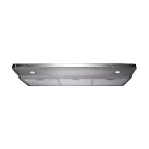 Campana extractora Indurama Cei 90CRP iluminación LED y tres filtros vista frontal. Encuéntrala en granhogar