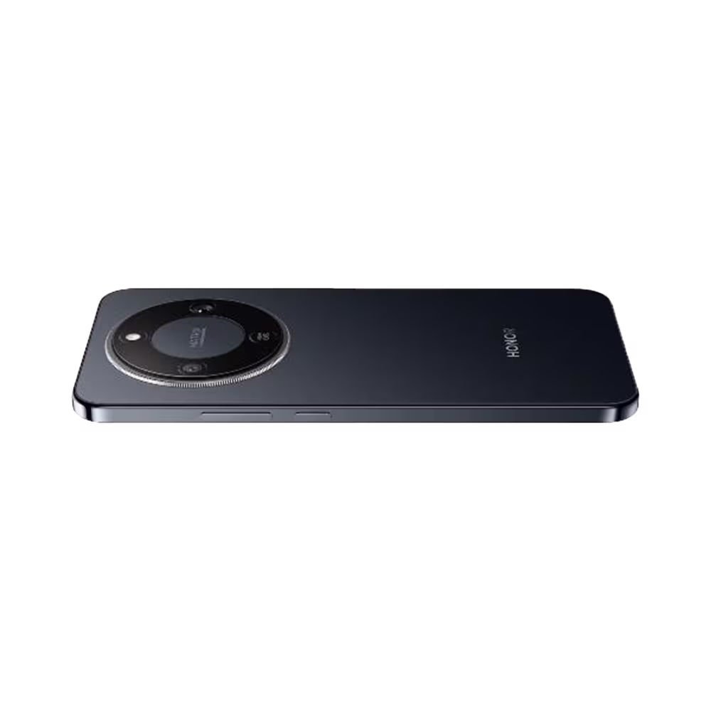 Celular HONOR Magic 8 Lite 8GB 256GB 5G negro perfil delgado vista horizontal encuéntralo en granhogar