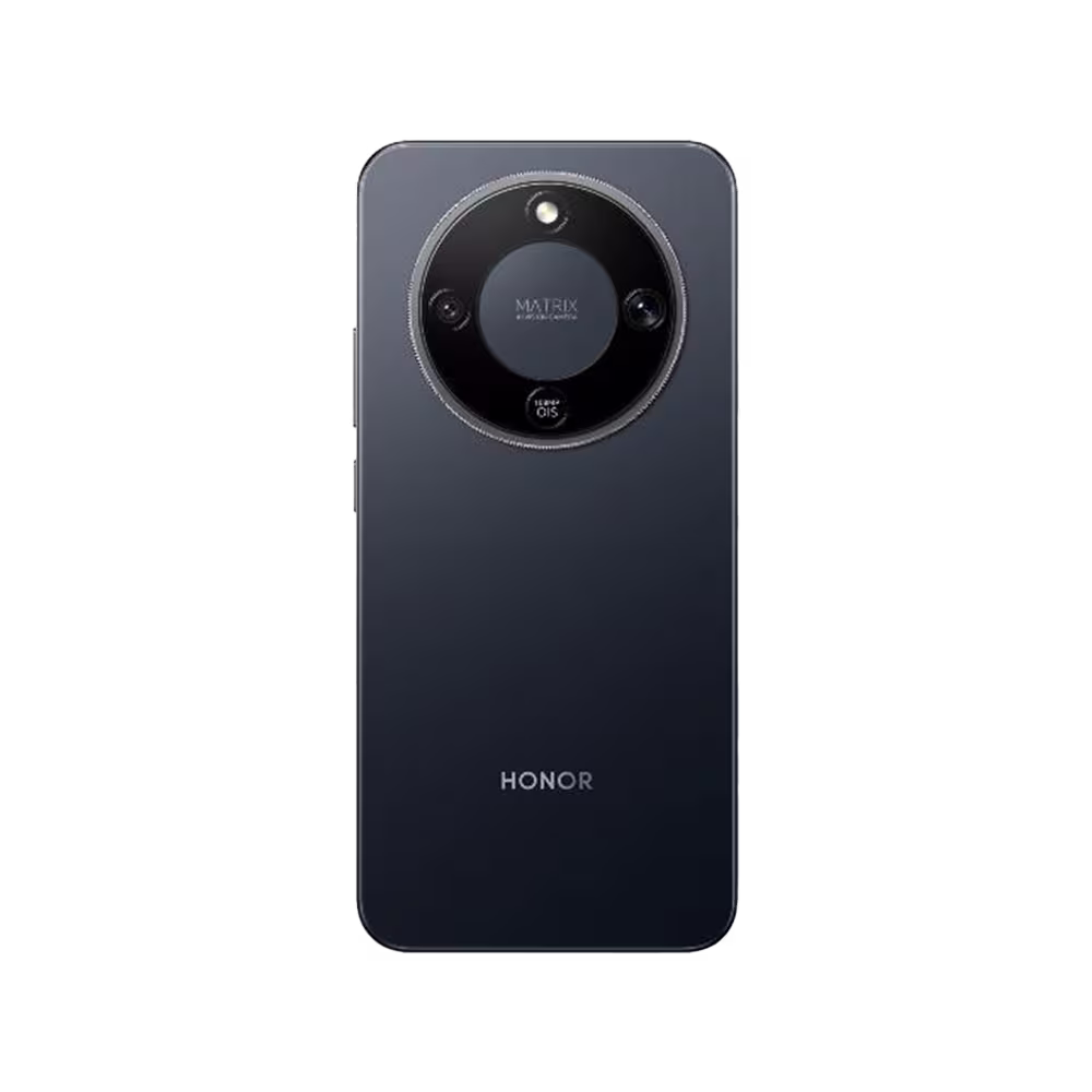 Celular HONOR Magic 8 Lite 8GB 256GB 5G negro vista posterior solo en granhogar