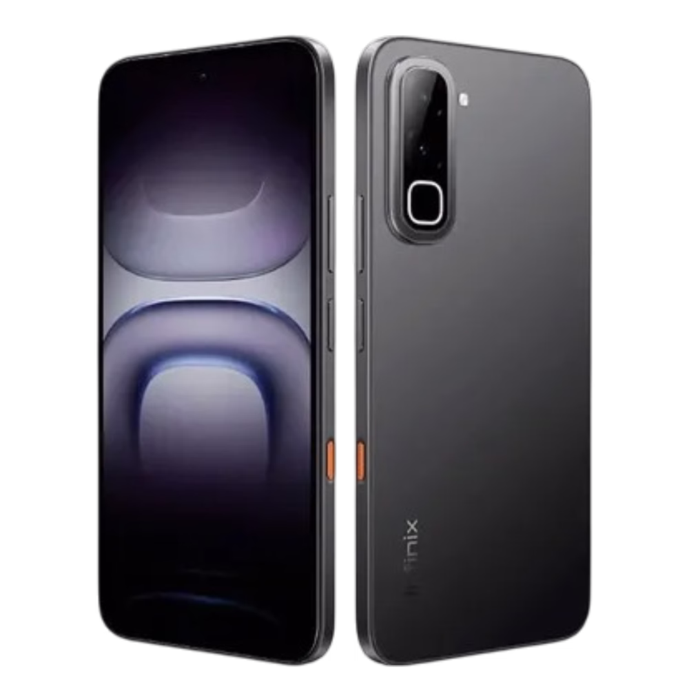 celular Hot 70 Pro 5G 8GB RAM 256GB Infinix vista frontal y posterior separadas descúbrelo en granhogar
