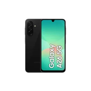 Celular Samsung Galaxy A26 5G 256GB vistas frontal y trasera, descúbrelo en granhogar