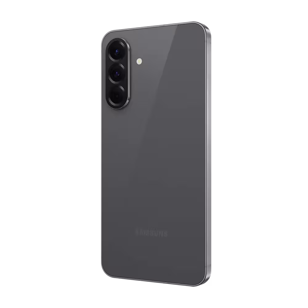 Celular Samsung Galaxy A56 5G acabado mate y modulo de cámaras vista diagonal disponible en granhogar