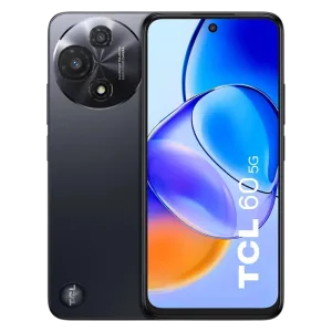 Teléfono Celular TCL 604 128GB diseño completo vista frontal Disponible en granhogar