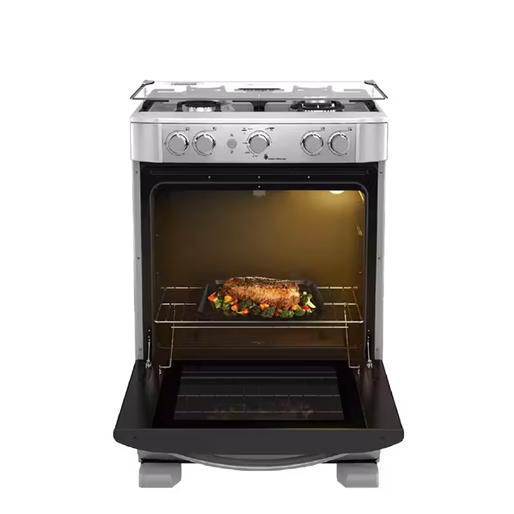 Con la Cocina a Gas EM6060FX1 de Mabe, disfruta de cada preparación con estilo, eficiencia y el rendimiento que tu hogar merece.