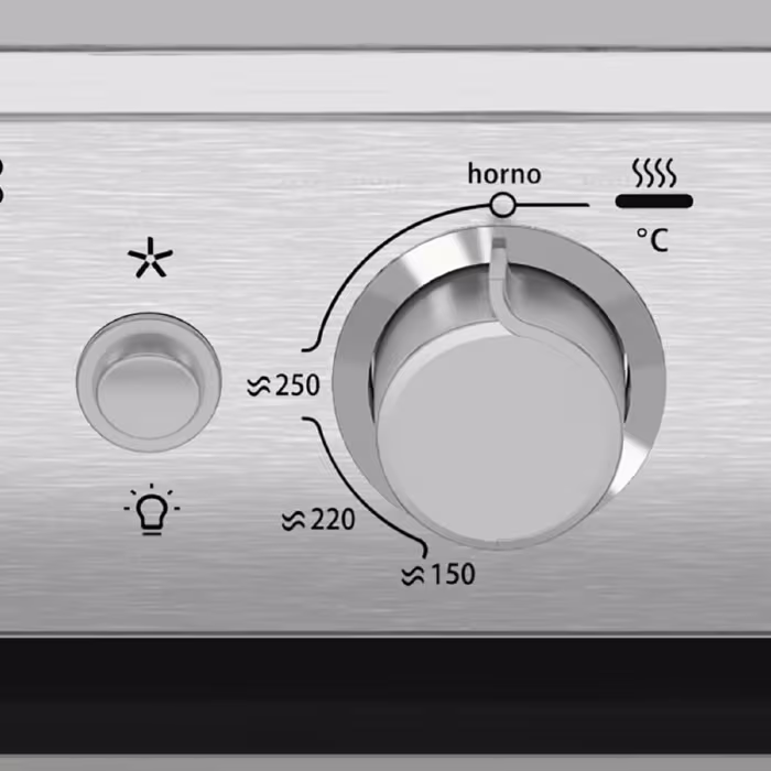 Cocina Mabe EM7620FX0 INOX 6Q con 6 quemadores, parrillas de fundición, horno con grill y Easy Clean Pro. Eficiencia, durabilidad y fácil limpieza.

