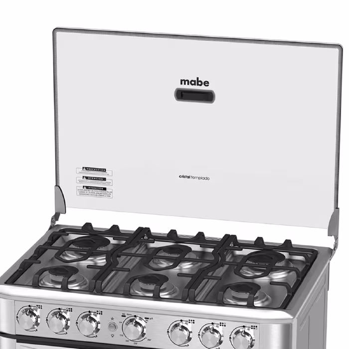 Descubre la potencia y elegancia de la Cocina a Gas 76CM Inox EM7630FX0 de Mabe: diseño moderno y rendimiento superior para tus mejores platillos.