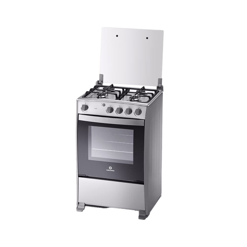 Cocina a gas Coruña Quarzo 24" 4 quemadores Indurama en diagonal derecha encuéntralo en granhogar