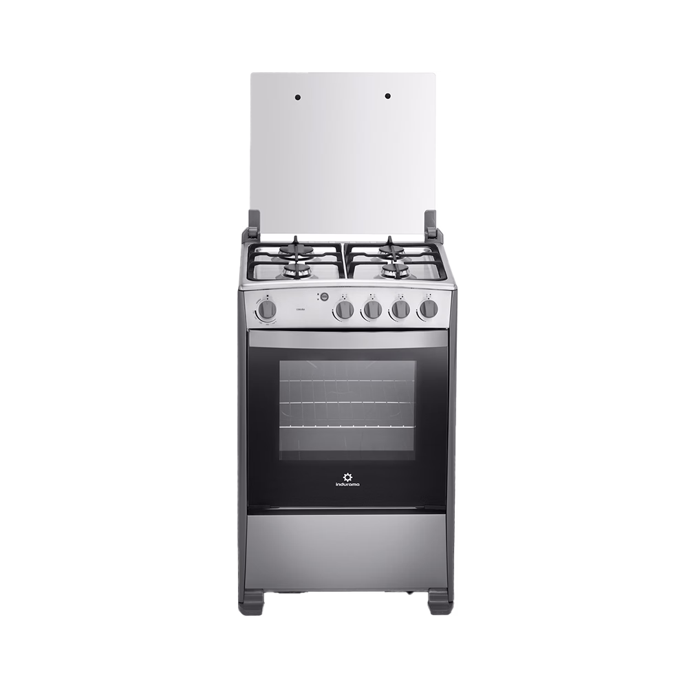 Cocina a gas Coruña Quarzo 24" 4 quemadores Indurama vista frontal descúbrelo en granhogar