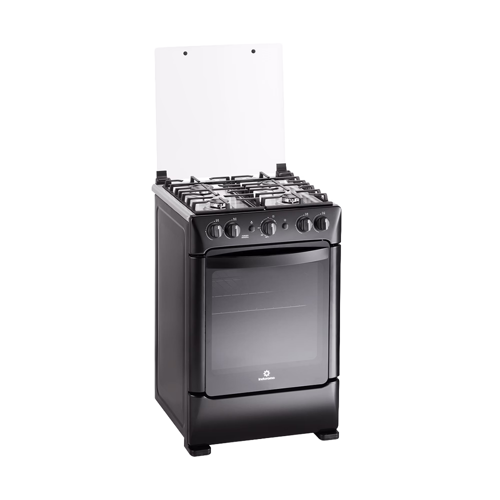 Cocina a gas Ferrara Maxgrill Zafiro 1668 24" 4 quemadores Indurama diagonal derecha encuéntralo en granhogar