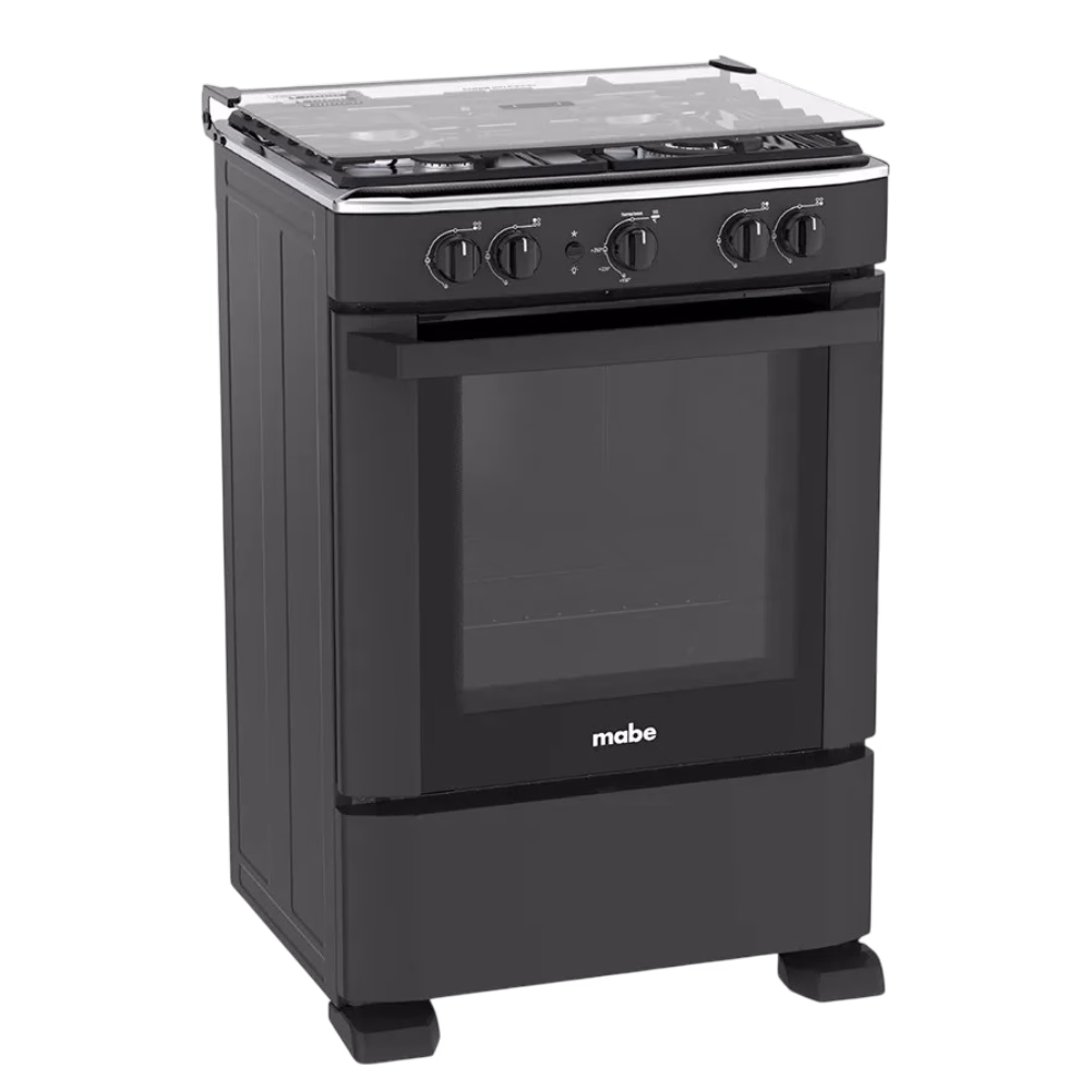 Cocina a gas EM6040FN0 NG 4Q Mabe en diagonal derecha, adquiérelo en granhogar