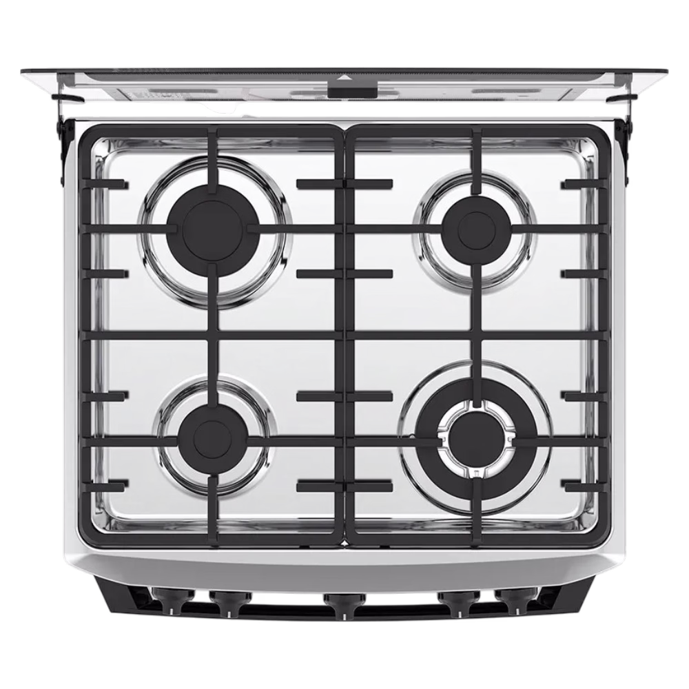 Cocina a gas EM6040FN0 NG 4Q Mabe vista superior de la cubierta, adquiérelo en granhogar