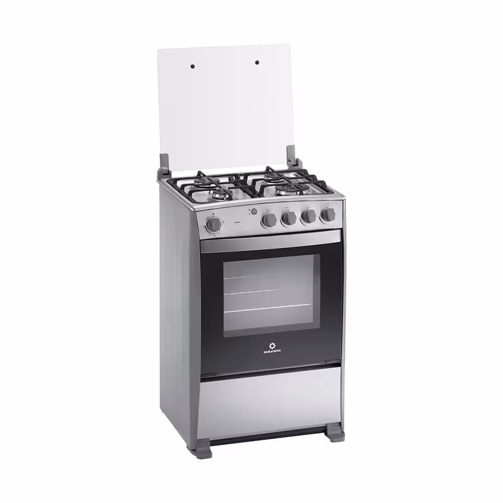 Cocina a gas Indurama Merida Grill Quarzo 24" 4Q. Diseño premium con quemadores sellados, grill a gas y encendido electrónico. Ideal para tu hogar.