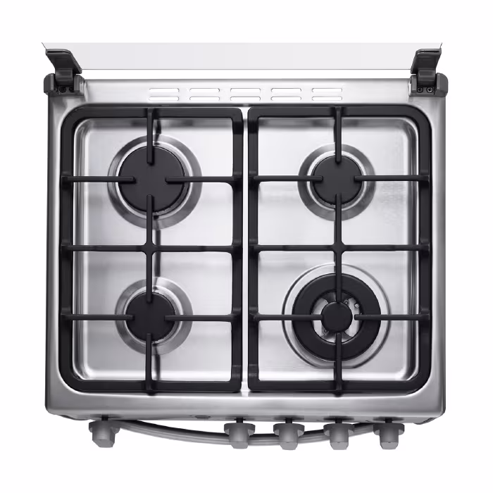Cocina a gas Indurama Merida Grill Quarzo 24" 4Q. Diseño premium con quemadores sellados, grill a gas y encendido electrónico. Ideal para tu hogar.