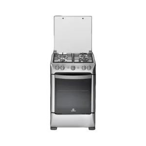 Cocina a gas Indurama Milan Zafiro 4 quemadores con tapa de vidrio vista frontal disponible en granhogar