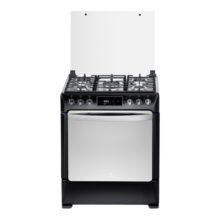 La cocina a gas Niza Smart Zafiro 30” de Indurama ofrece estilo, potencia y precisión para que disfrutes cada receta al máximo.