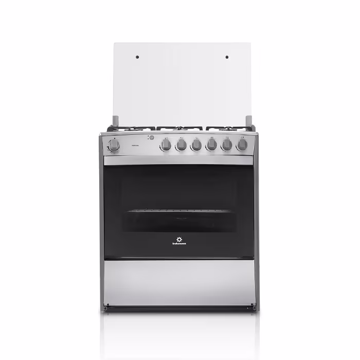 Vive la experiencia de cocinar con la elegancia y eficiencia de la Cocina a Gas Pamplona Quarzo de Indurama. Potencia, diseño y sabor en cada plato.