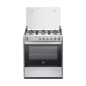 Cocina a gas Indurama Pamplona Quarzo tapa de vidrio vista frontal disponible en granhogar