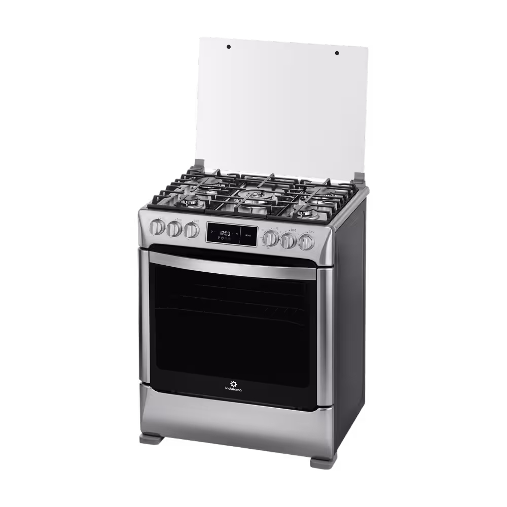 Renueva tu hogar con la cocina a gas Indurama Roma Zafiro de 30" y 5 quemadores. Diseño elegante, horno espacioso y máxima eficiencia al cocinar.