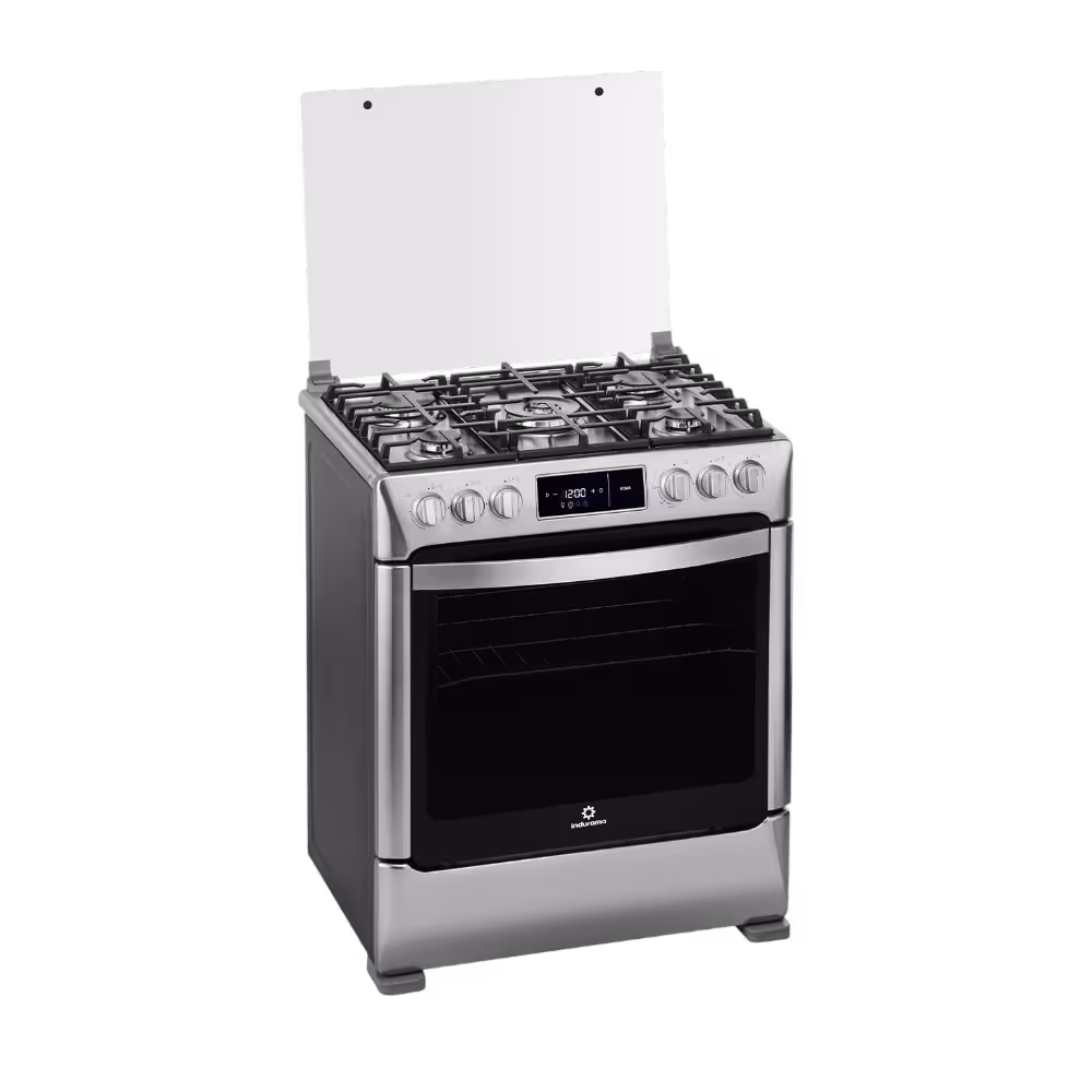 Renueva tu hogar con la cocina a gas Indurama Roma Zafiro de 30" y 5 quemadores. Diseño elegante, horno espacioso y máxima eficiencia al cocinar.