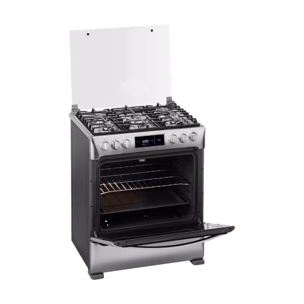 Cocina A Gas Indurama Roma Zafiro 30 Pulgadas 5 Quemadores con horno abierto Compra en granhogar