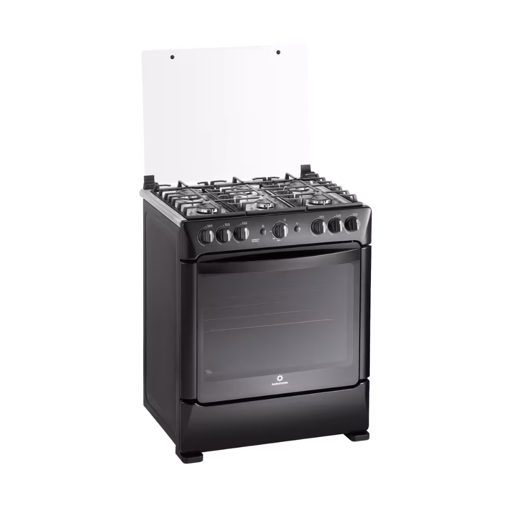 Cocina a gas Indurama Sorrento Maxgrill Zafiro 30" vista tres cuartos izquierda, compra online en granhogar