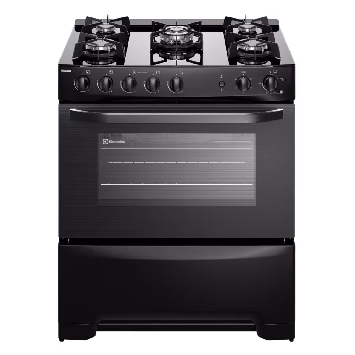 Vista frontal cocina Electrolux FE5GPE 5 quemadores