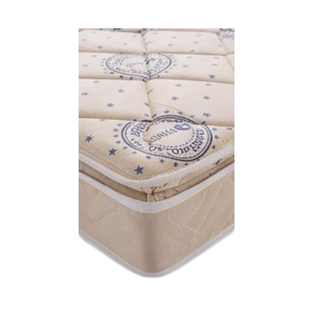 Colchón Ortopédico Chaide Pillow Top 135x190x23 detalle de esquina y bordes, descúbrelo en granhogar
