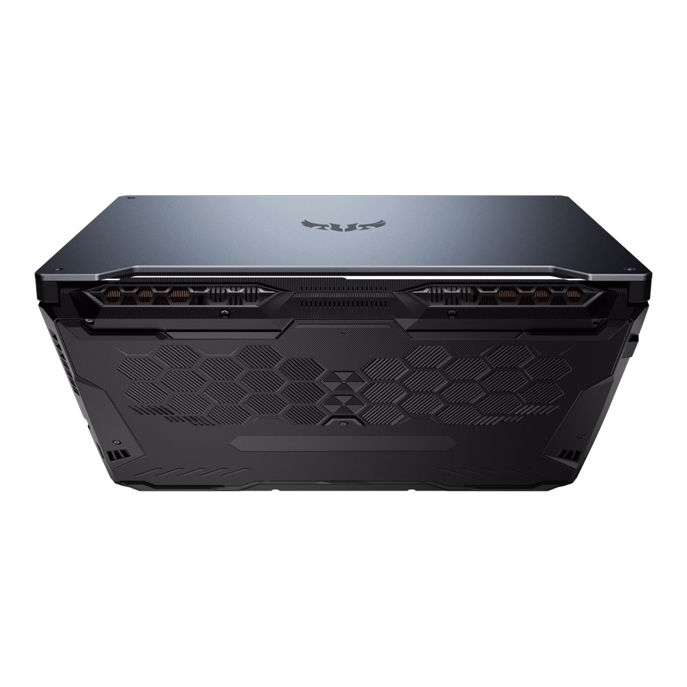 Portátil Ryzen 7 ASUS TUF A15 FA506NCG sistema de ventilación vista posterior Consíguelo en granhogar