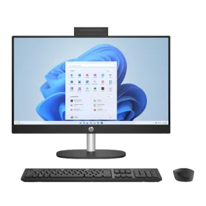 Computador All In One HP 24-CR0253LA 24" webcam activa vista frontal Encuentra en granhogar