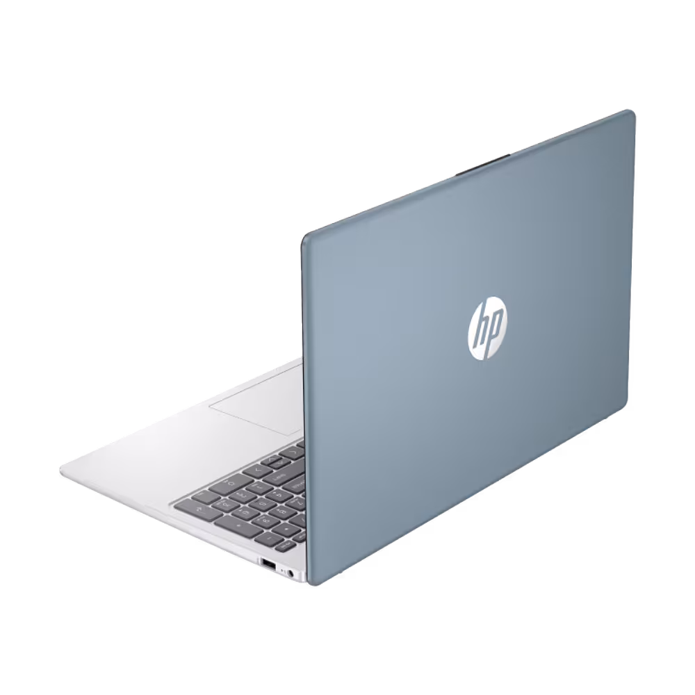 Computador portátil HP 15-FD0234LA 15.6" plateado, vista posterior, disponible en granhogar