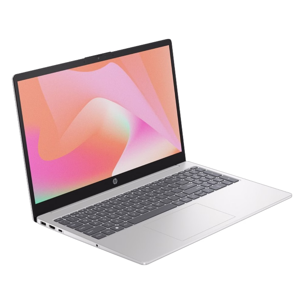 Computador Portátil HP 15-FD0332LA Core i3 puertos y teclado vista diagonal izquierda Disponible en granhogar