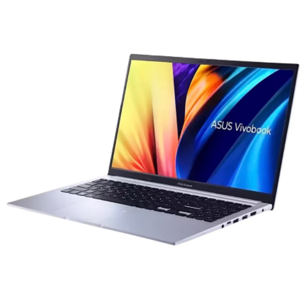 Computador Portátil ASUS M1502YA-BQ840 teclado y perfil lateral vista tres cuartos, adquiérelo en granhogar