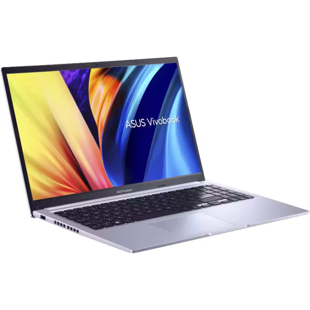 Computador Portátil ASUS M1502YA-BQ840 Ryzen 7 chasis plateado vista tres cuartos, adquiérelo en granhogar