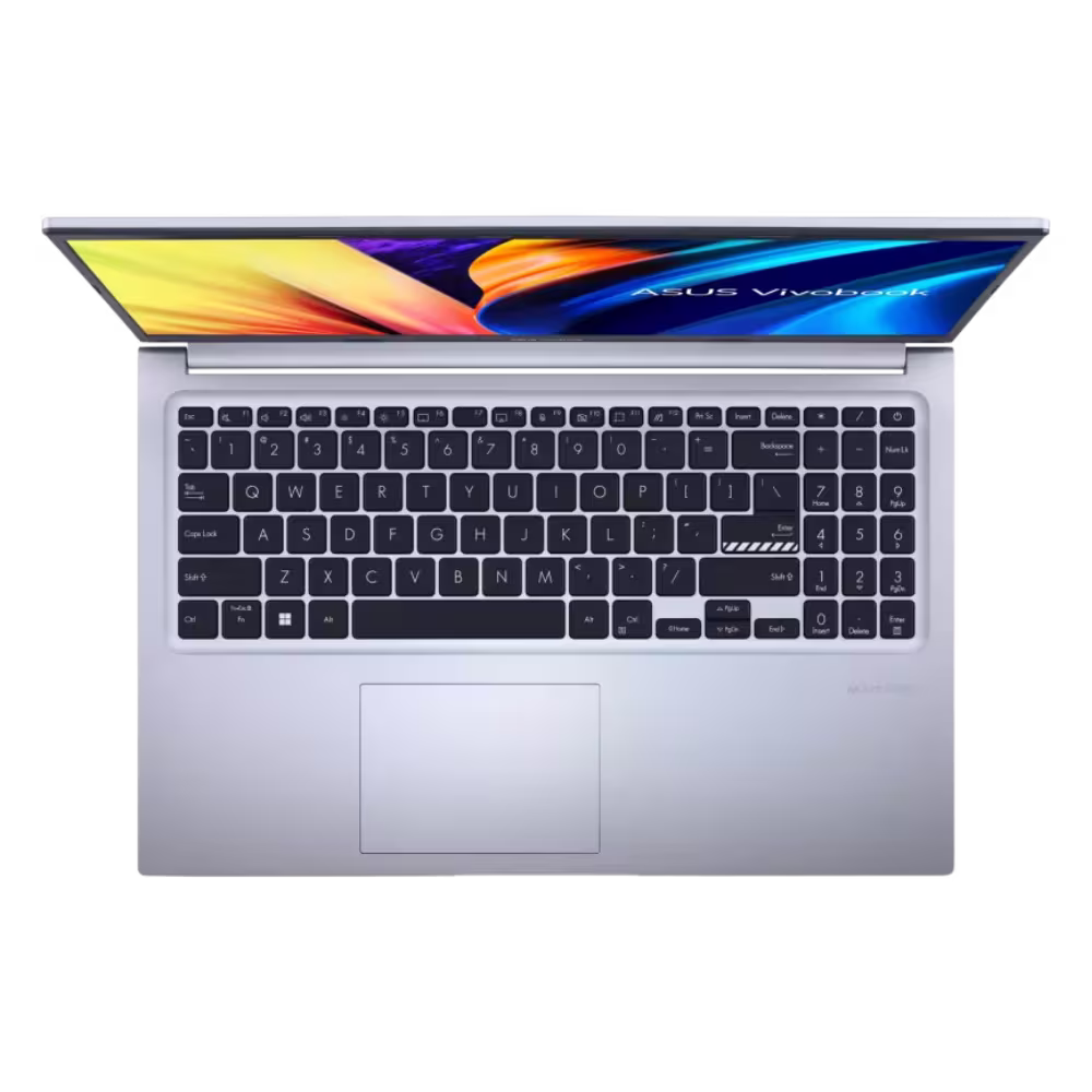 Computador Portátil ASUS M1502YA-BQ840 teclado completo y touchpad vista superior, adquiérelo en granhogar