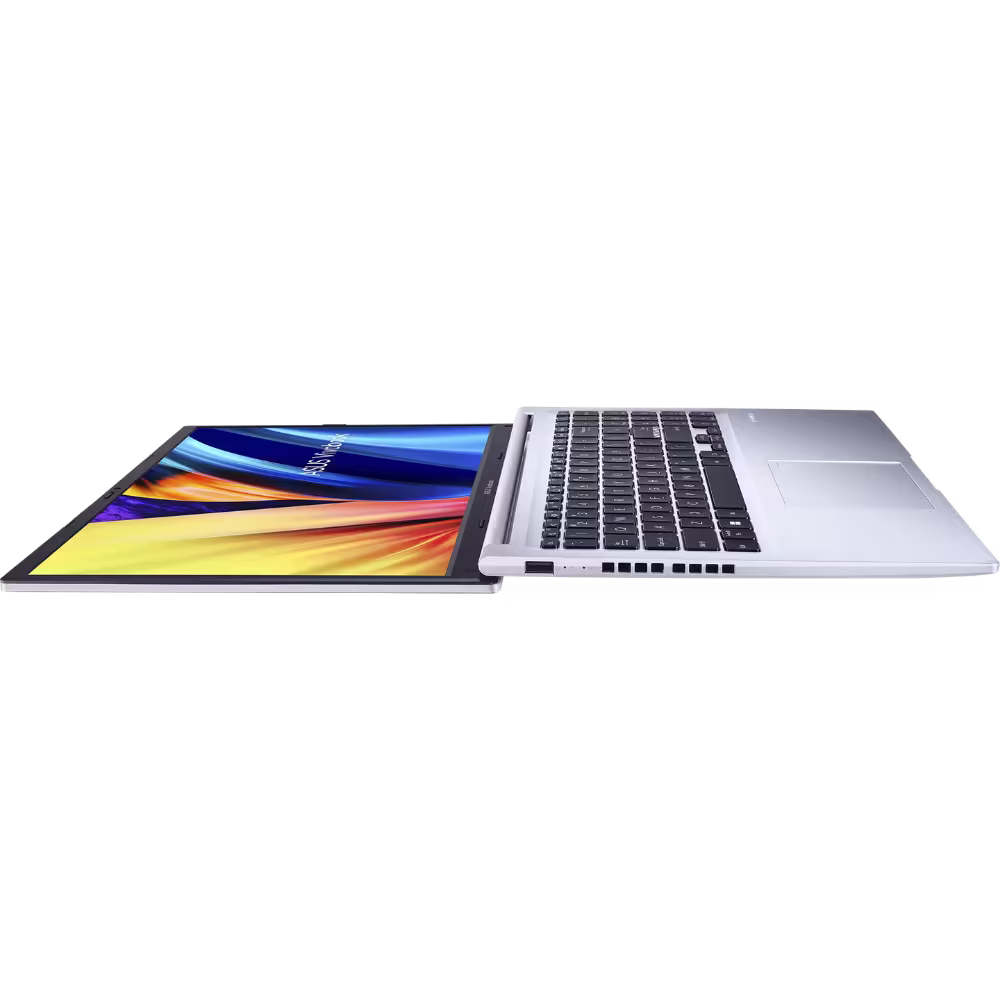 Laptop ASUS X1502VA-BQ1219 Core i7 bisagra desplegada 180 grados de perfil disponible en granhogar