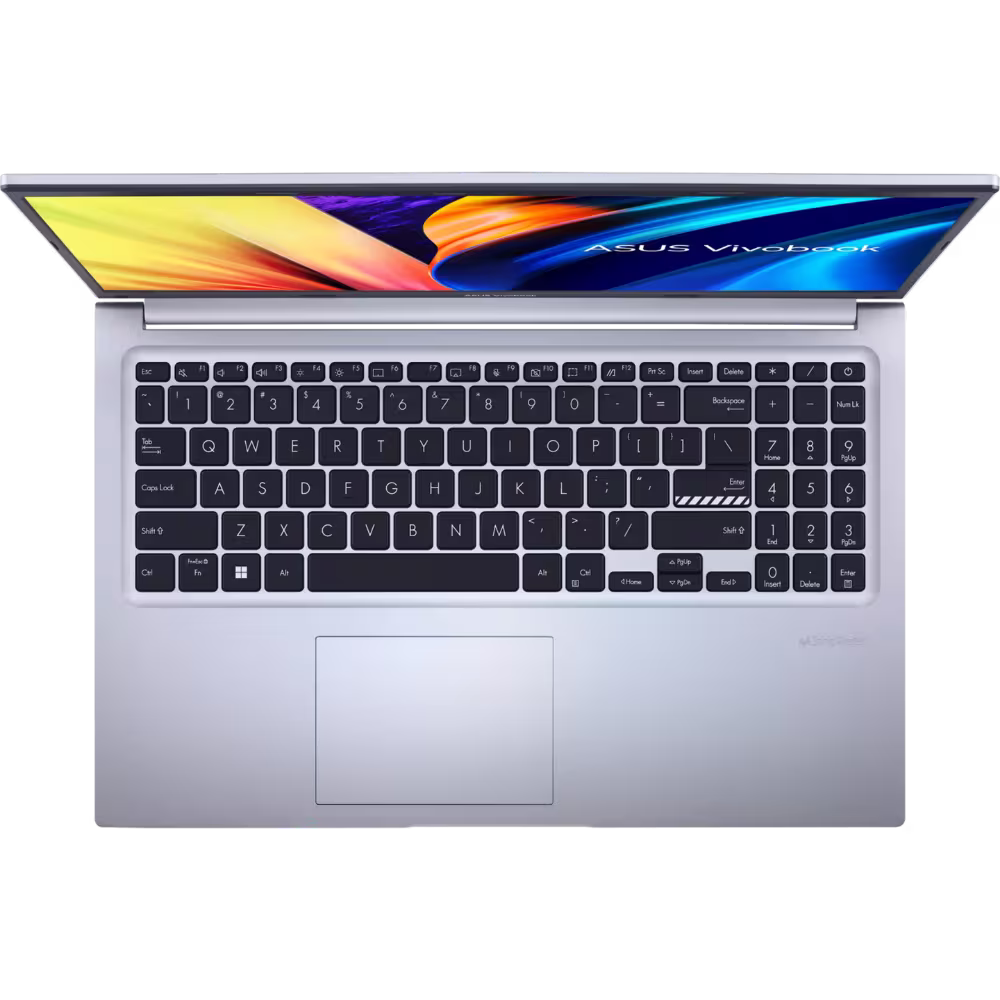 Laptop ASUS X1502VA-BQ1219 Core i7 teclado numerico vista desde arriba disponible en granhogar