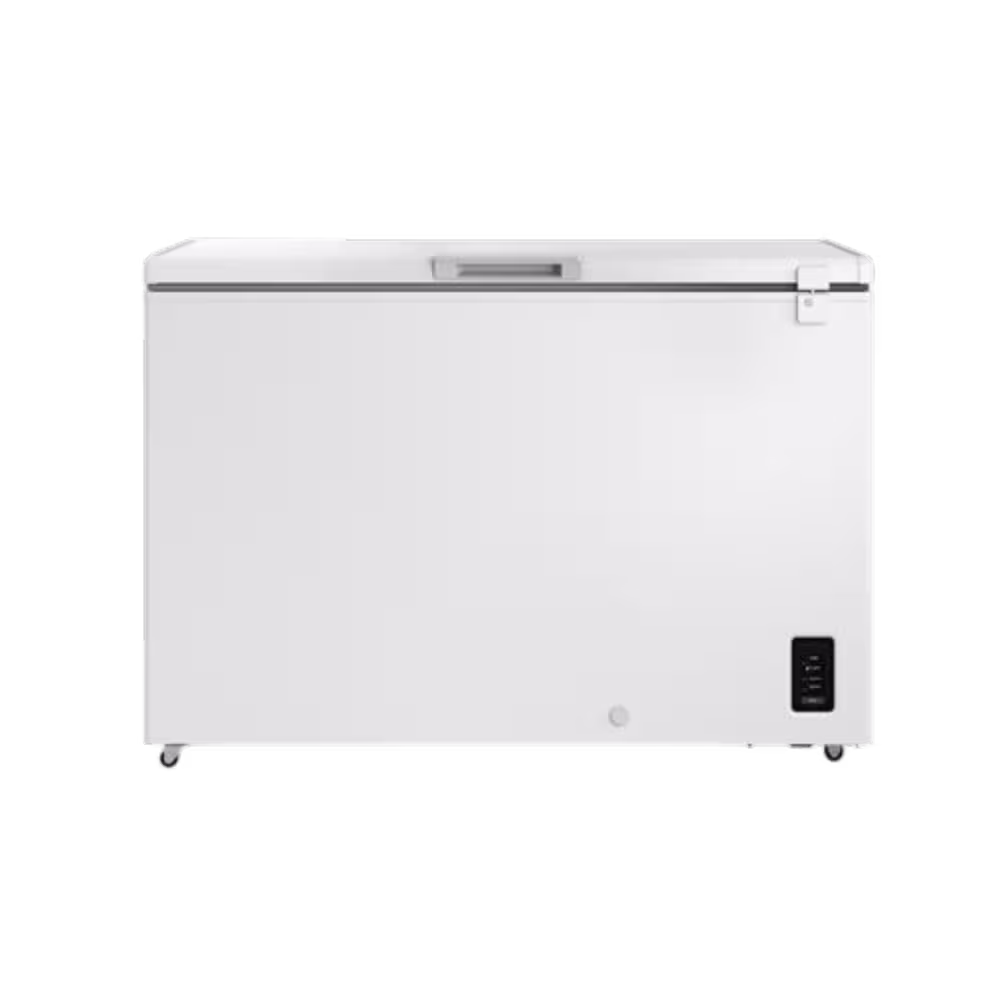 Congelador Electrolux EFH38S3Q5AW 14 pies cerrado vista frontal. Encuéntralo en granhogar